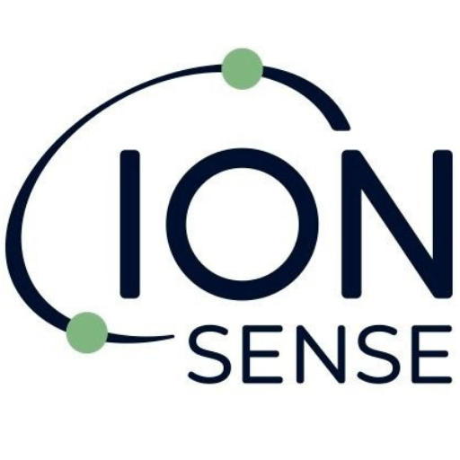 New | ION SENSE Ion Sense logo featuring a curved arc with two green dots around the letters ION and the word SENSE beneath.